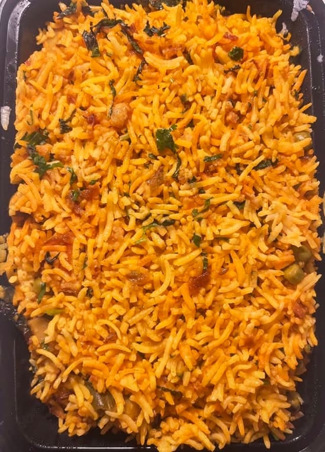 Vegetable Biryani.